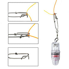 Load image into Gallery viewer, Deep Drop LED Fishing Light with Clip Underwater Fish Attracting Lamp Fishing Lure LED Flashing Light 2,100 ft Red
