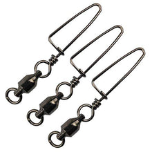 Load image into Gallery viewer, Easy Catch 10 Pack 9# High-Strength Fishing Ball Bearing Swivel with Coastlock Snap, Strong Welded Ring
