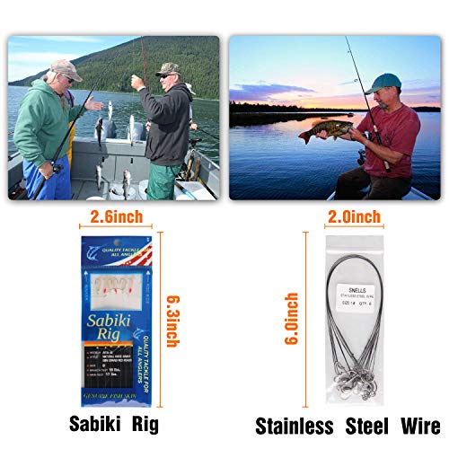 184pcs Saltwater Fishing Tackle Surf Fishing Kit - Fishing Bait Rigs Saltwater  Fishing Lure Minnow Spoon Bucktail Jig 